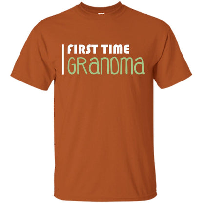 First Time Grandma Shirt Texas Orange