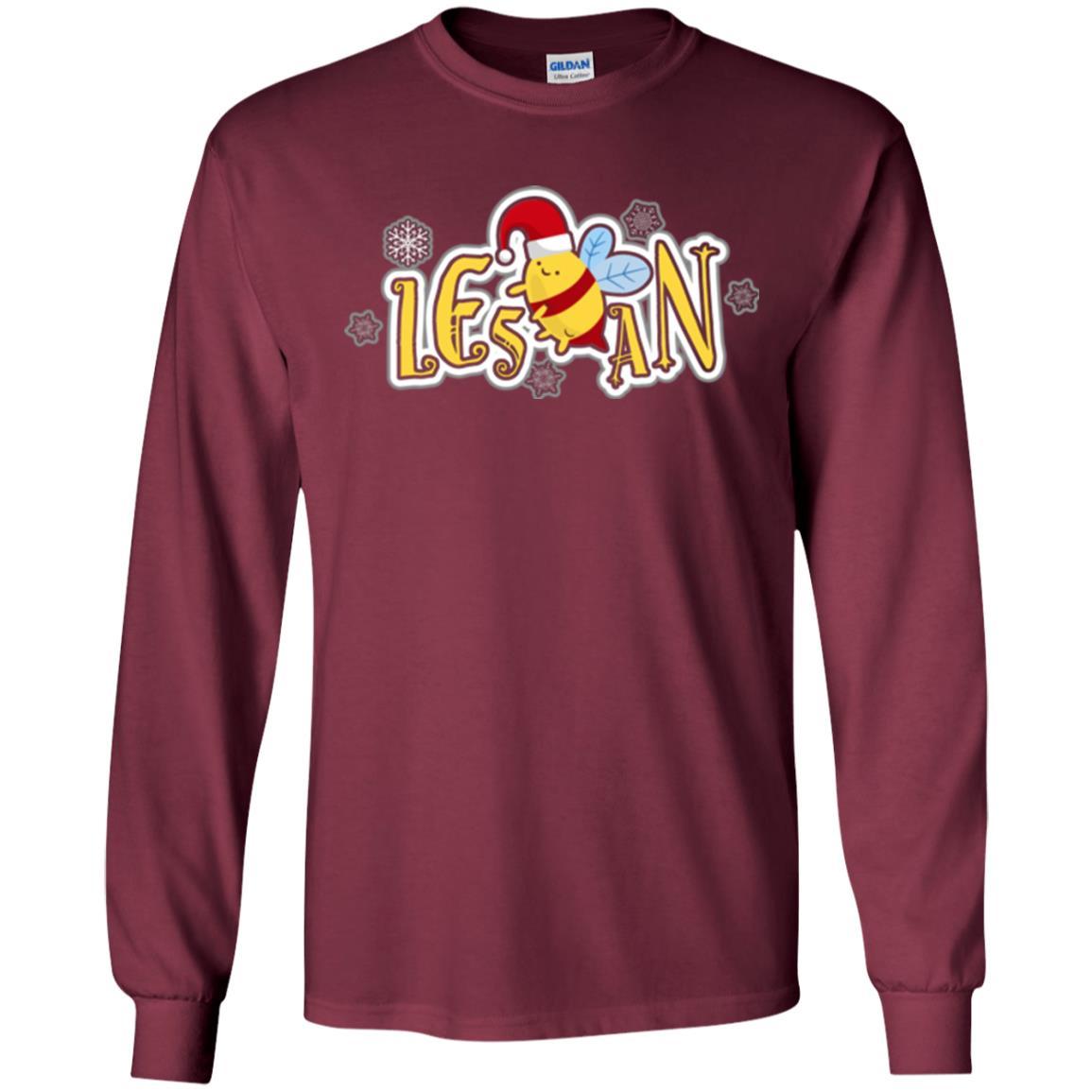 Lgbt T-shirt Les Bee An T-shirt Maroon