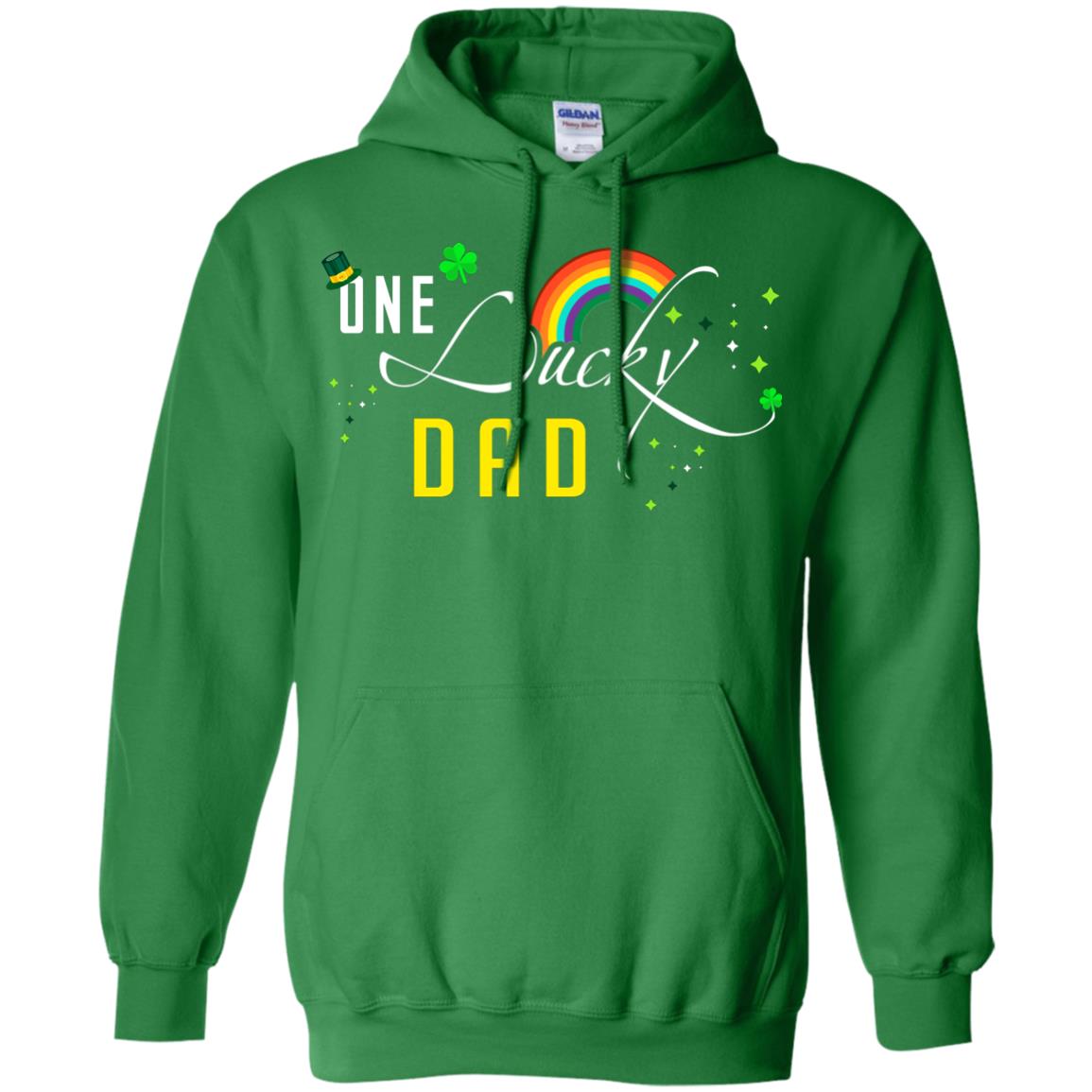 One Lucky Dad St. Patrick_s Day T-shirt Irish Green