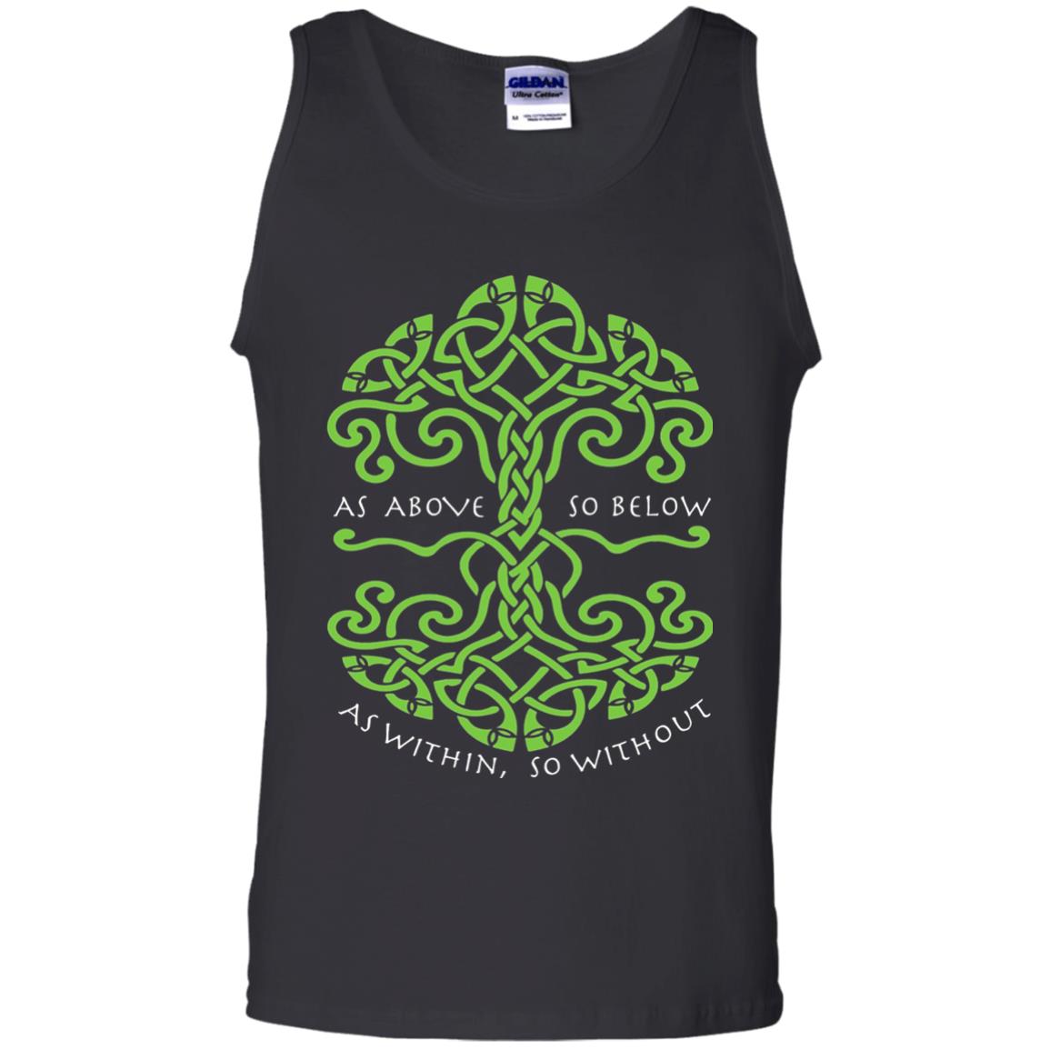As Above So Below Wiccan Pagan Witche T-shirt Black