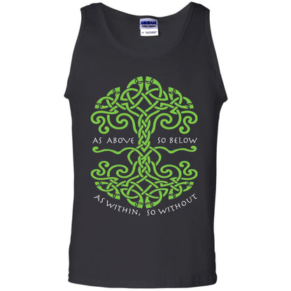 As Above So Below Wiccan Pagan Witche T-shirt Black
