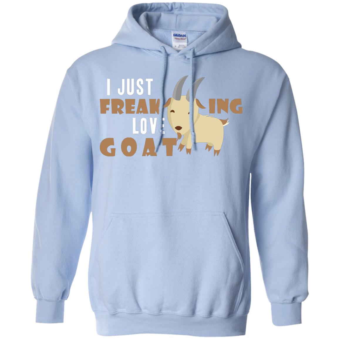 I Just Freaking Love Goat Shirt Light Blue