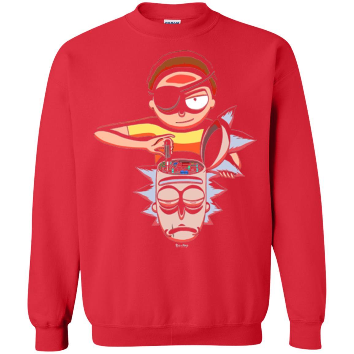 Film T-shirt Cartoon Lover Evil Morty Red