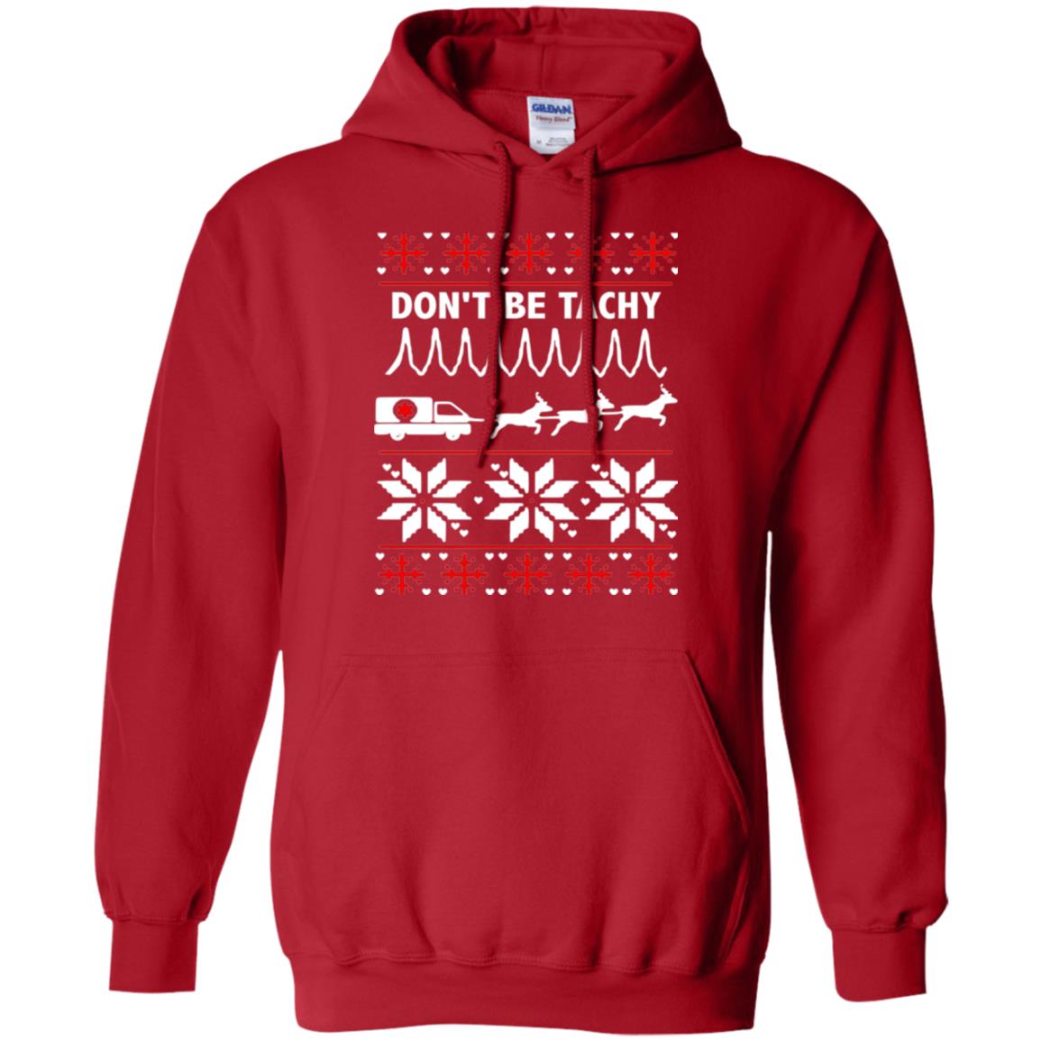 Cardiac Nurse T-shirt Don_t Be Tachy Red