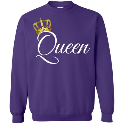 King And Queen T-shirt Matching Couple Outfits Purple