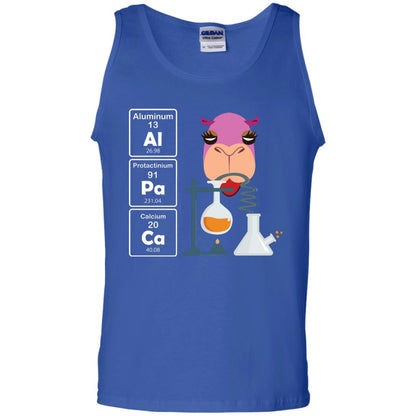 Al-pa-ca Funny Element Chemistry Alpaca Lover Shirt Royal