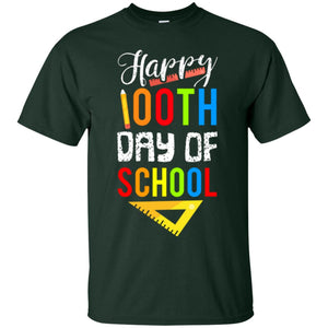 Kindergarten T-shirt Happy 100th Day Of School