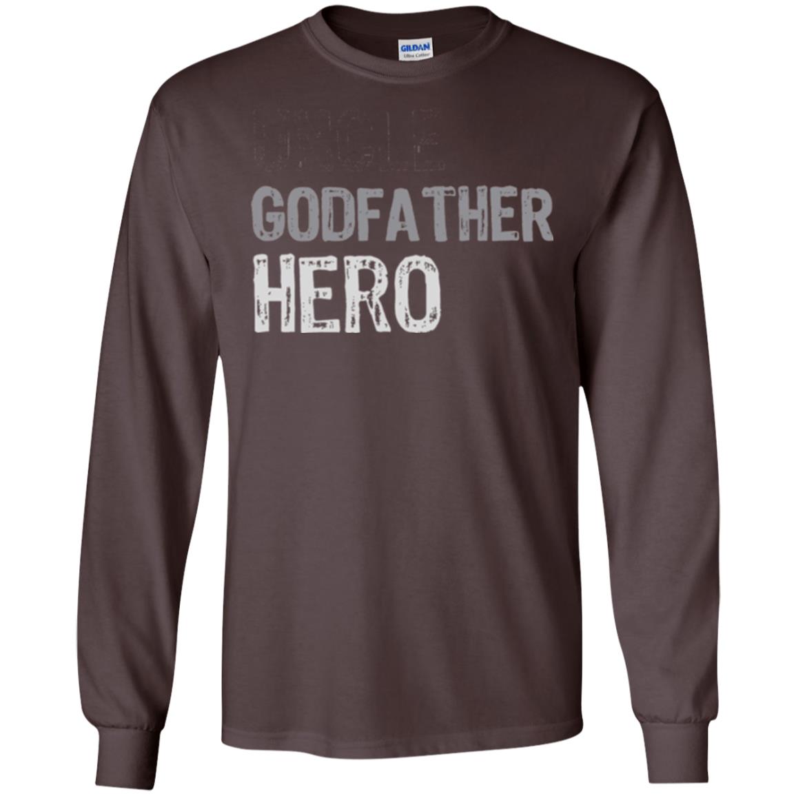 Uncle T-shirt Uncle Godfather Hero Dark Chocolate