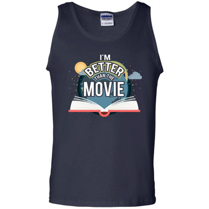 Im Better Than The Movie Bookworm T-shirt Navy