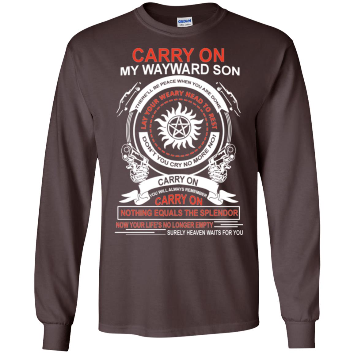 Carry On My Wayward Sonthere Will Be Place When You Are Done Dark Chocolate