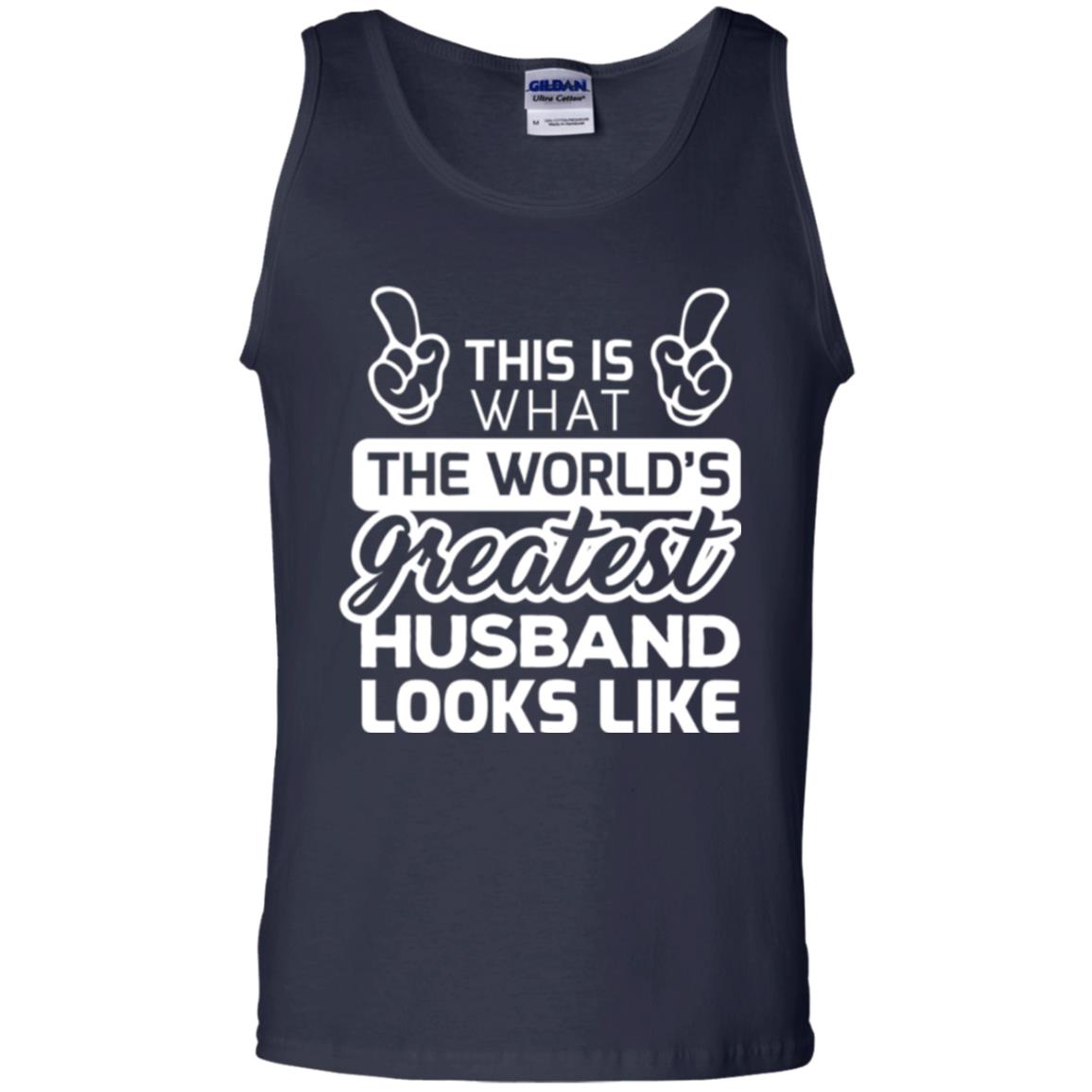 World_s Greatest Husband Best Husband Ever Looks Like T-shirt Navy