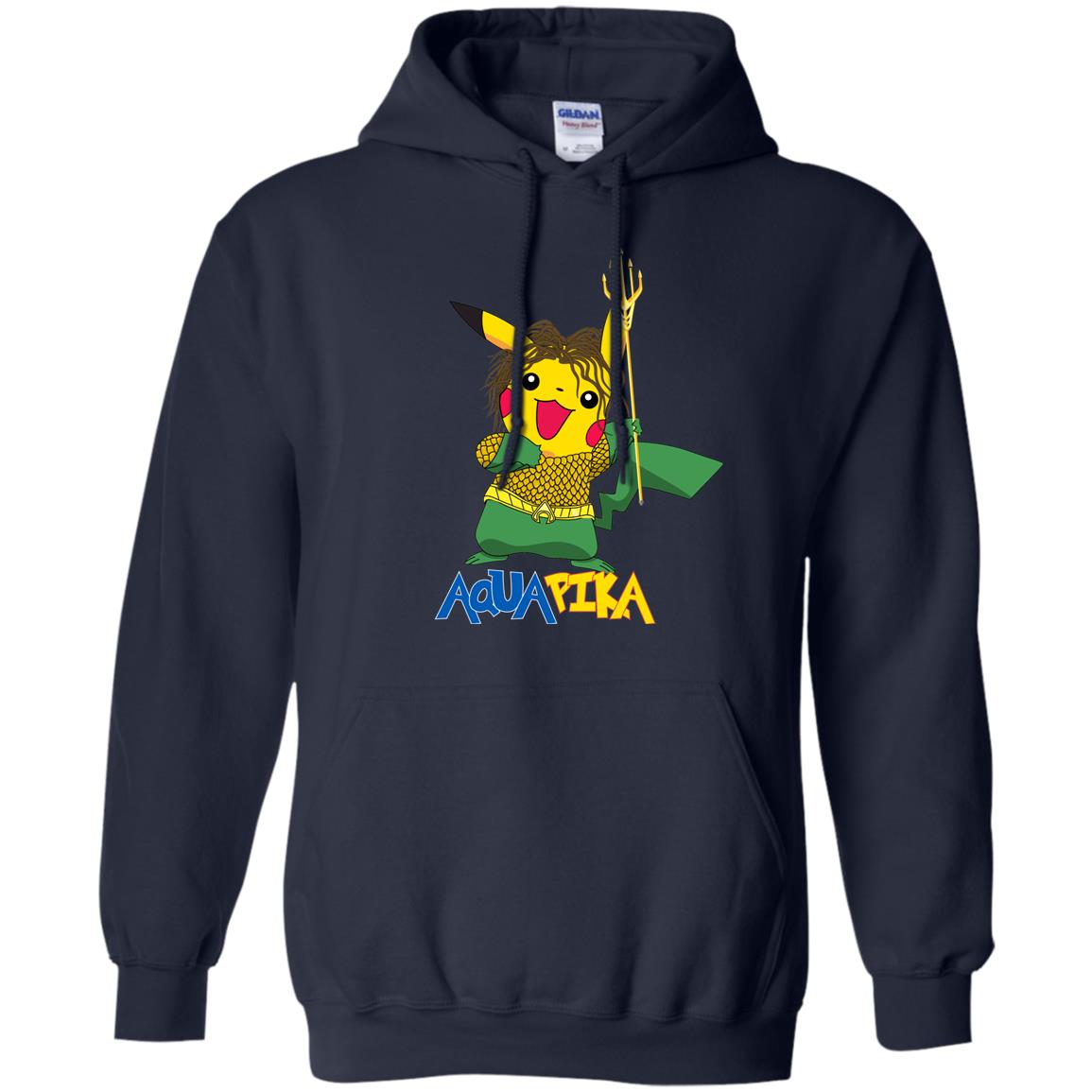 Aquapika Aquaman Piakachu Fan Shirt Navy