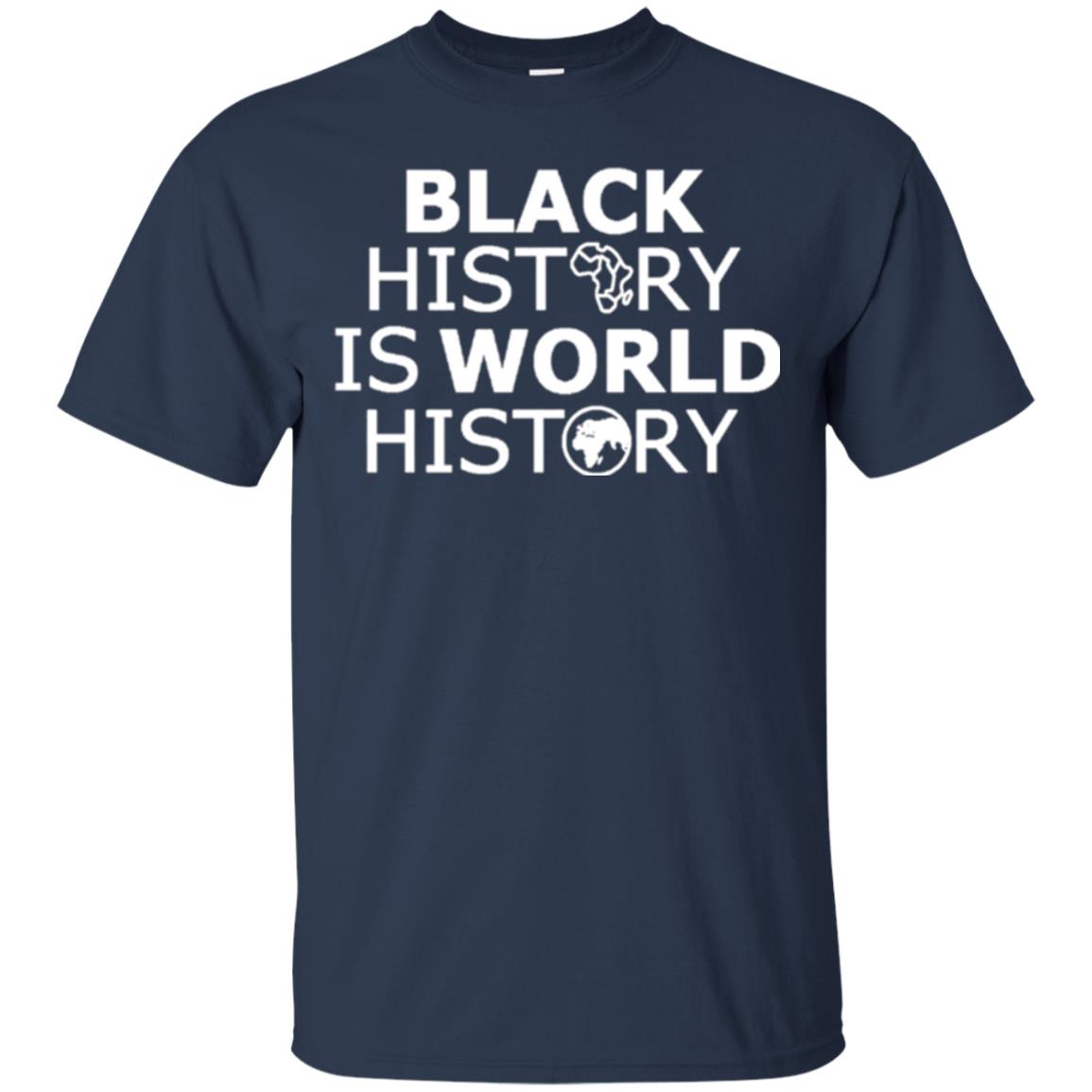 Black History Is World History T-shirt Navy