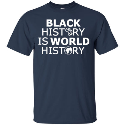 Black History Is World History T-shirt Navy