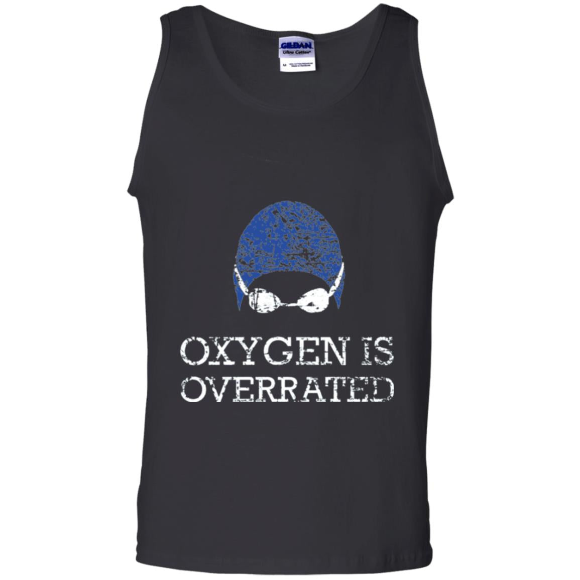 Swimming Lover T-shirt Oxygen Is Overrated Black