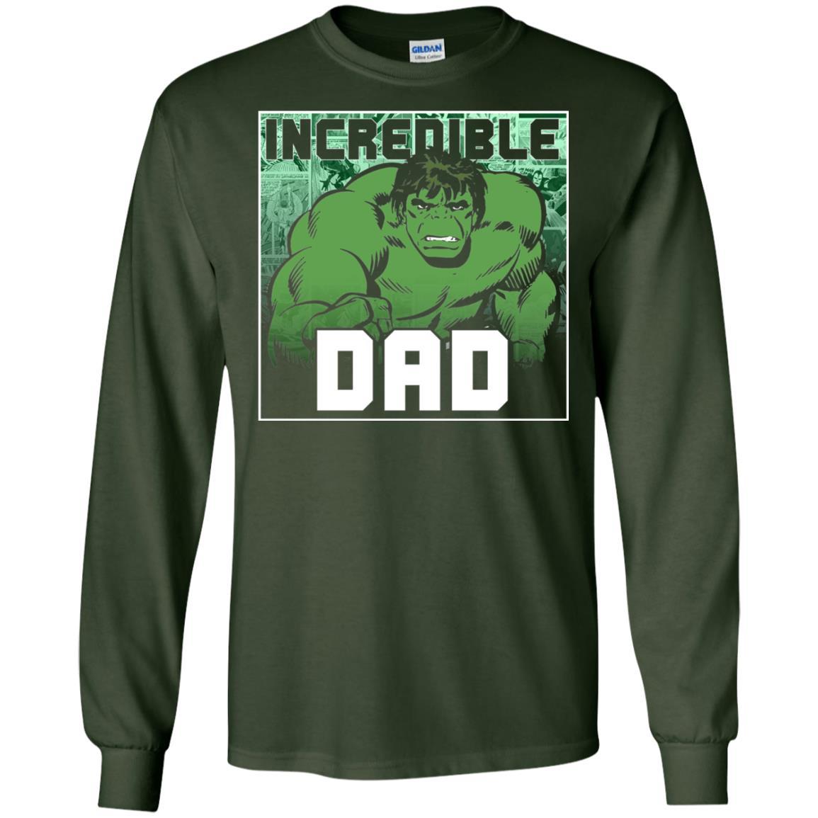 Daddy T-shirt Incredable Dad Forest Green