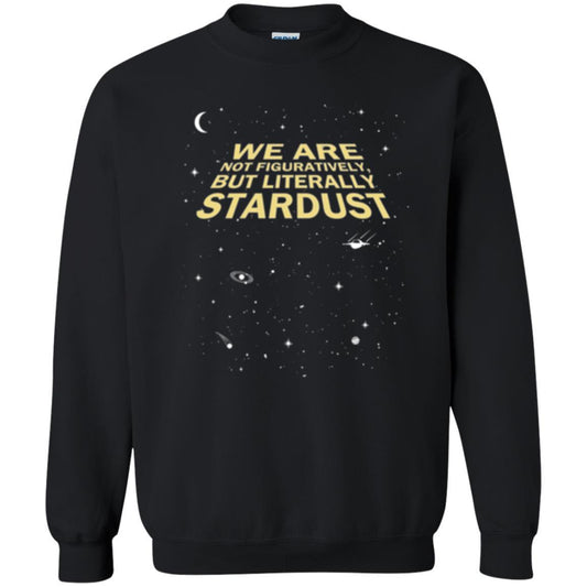 Astronomy T-shirt We Are Not Figuratively But Literally Stardust Black
