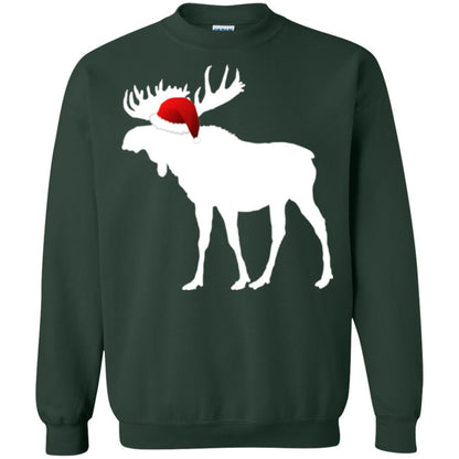 Christmas T-shirt Reindeer Forest Green
