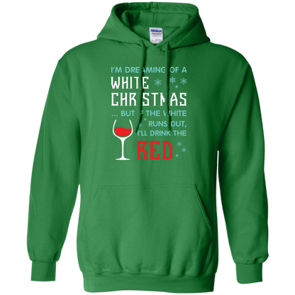 Christmas T-shirt I'm Dreaming Of A White Christmas Irish Green