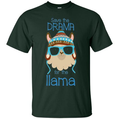 Llama Lovers T-shirt Save The Drama For The Llama Forest