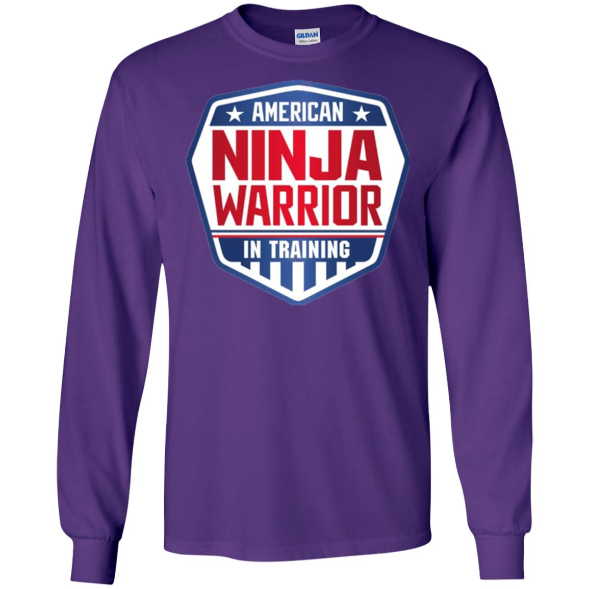 American Ninja Warrior In Training T-shirt Purple