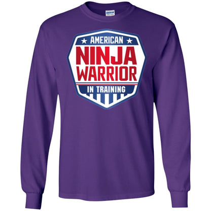American Ninja Warrior In Training T-shirt Purple