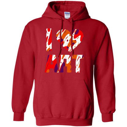 Artist T-shirt I Love Art Red