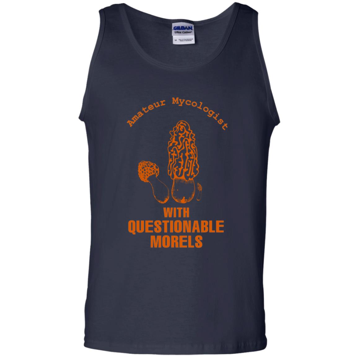 Amateur Mycologist With Questtionable Morels Shirt Navy