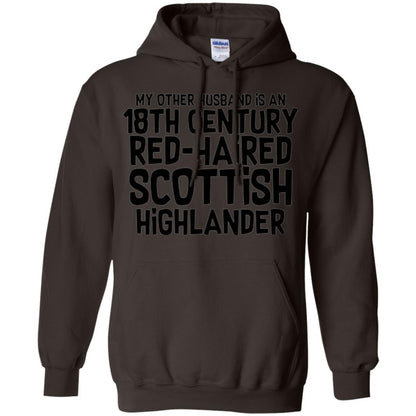 Wife T-shirt My Other Husband Is An 18th Century Red-haired Dark Chocolate