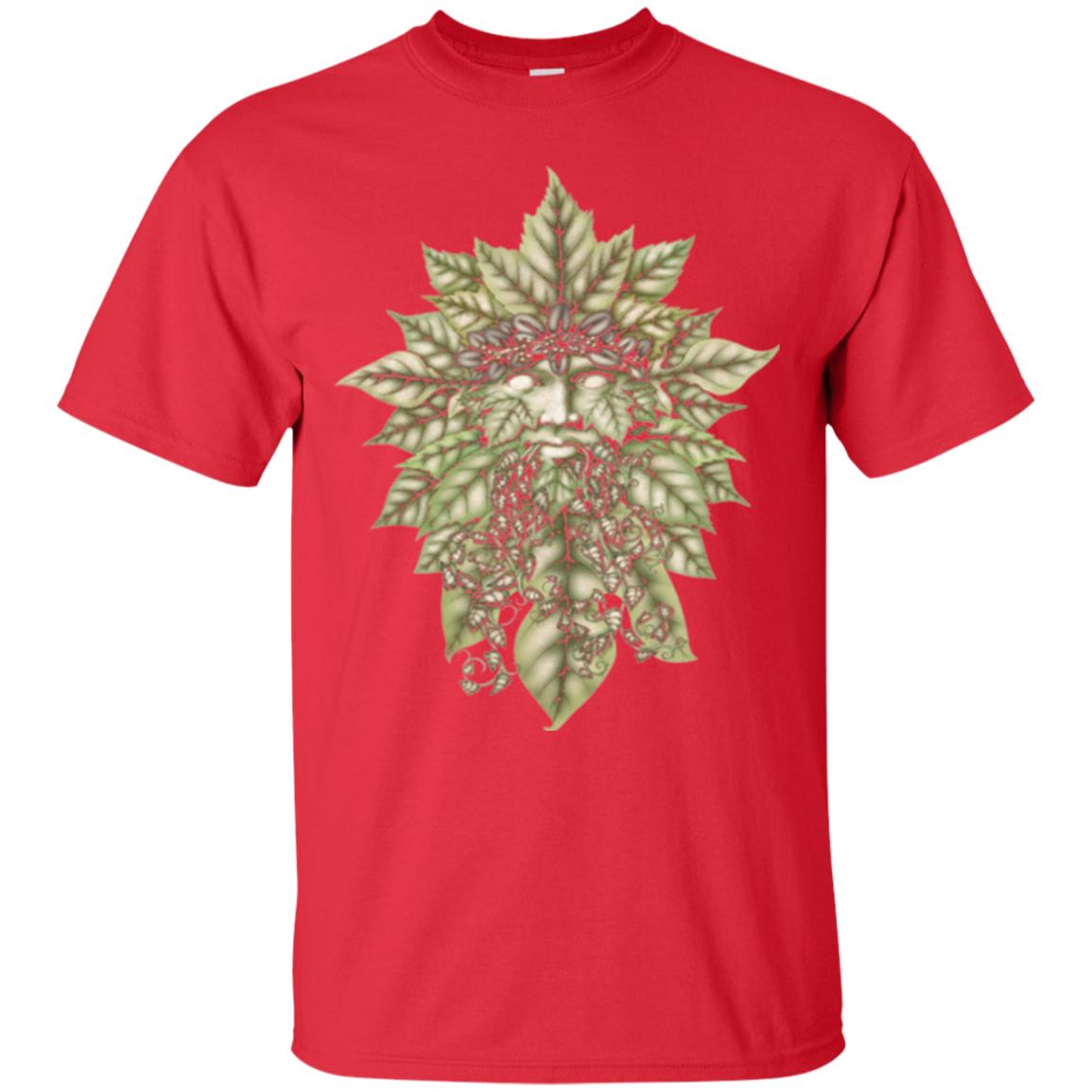 Greenman Green Man Festival T-shirt Red
