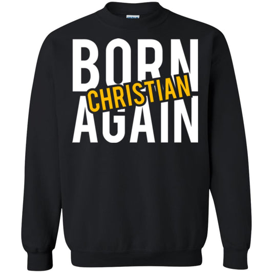Christian T-shirt Born Again Christian Black