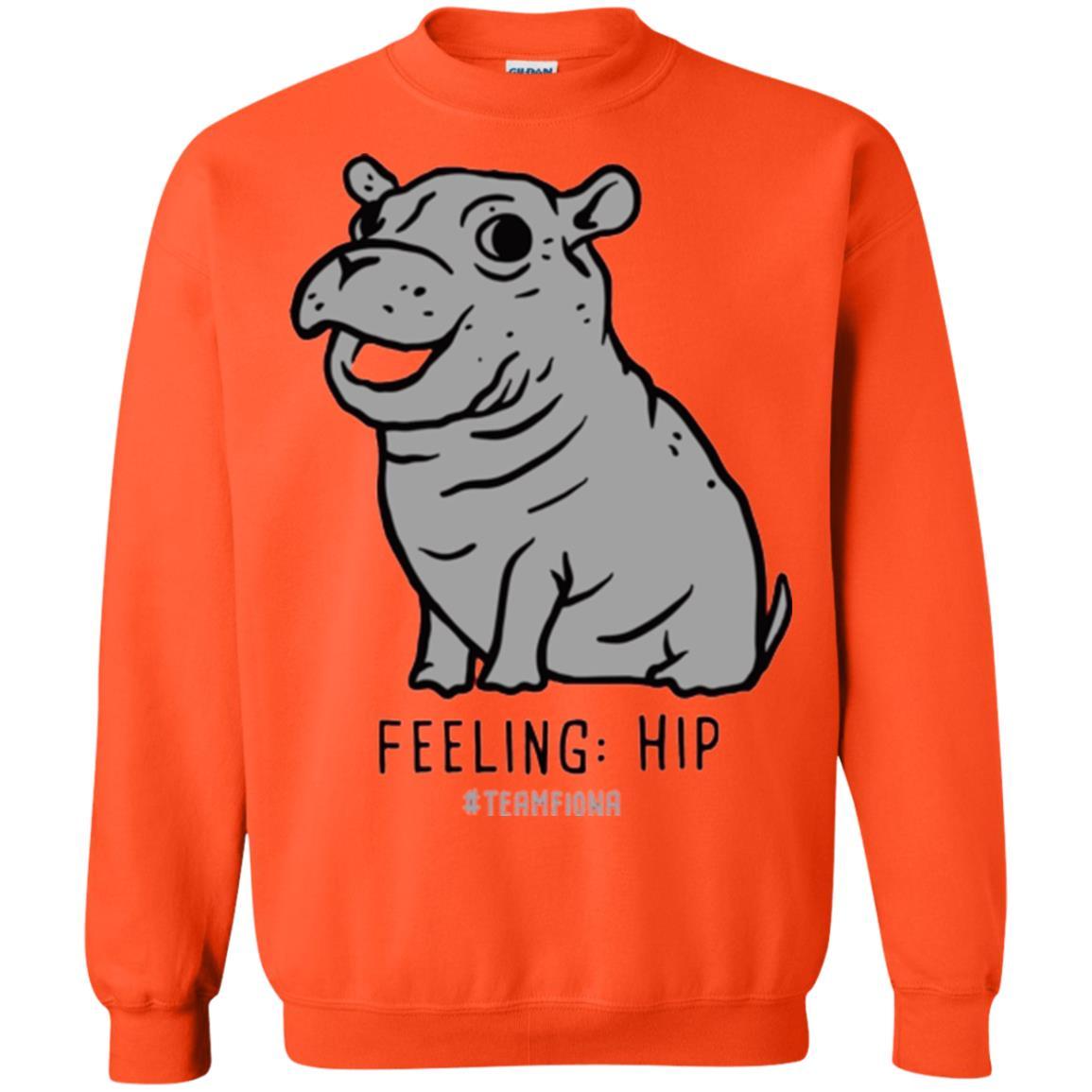 Fiona Hippo Lover T-shirt The Hippo Feeling Hip #teamfiona Orange