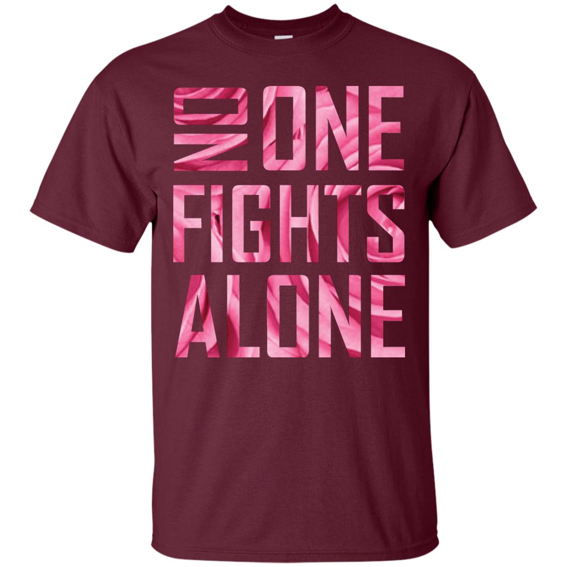 No One Fight Alone Shirt Maroon