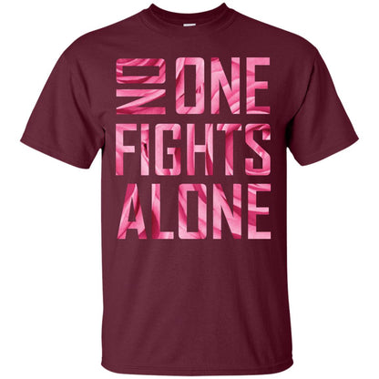 No One Fight Alone Shirt Maroon