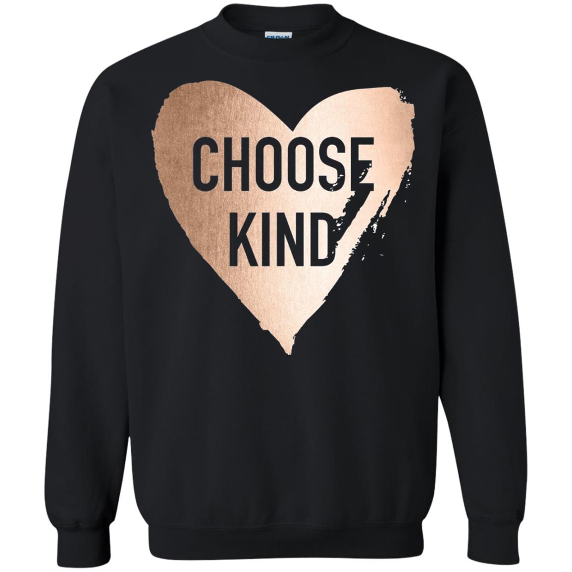Choose Kind Anti Bullying Rose Gold T-shirt Black