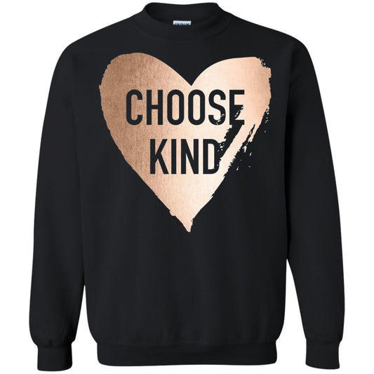 Choose Kind Anti Bullying Rose Gold T-shirt Black