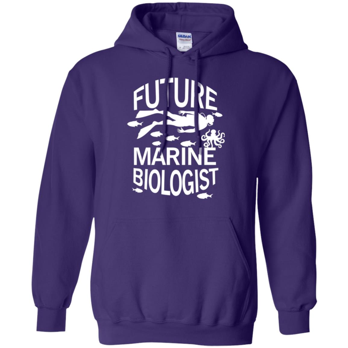 Cute Marine Biologist T-shirt Purple