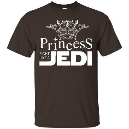 Look Like A Princess Fight Like A Jedi Shirt Dark Chocolate