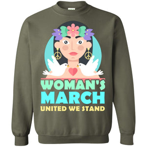 Woman Right T-shirt Womans March United We Stand