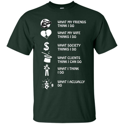 What My Friends Thinks I Do What My Wife Thinks I Do What Society Thinks I Do What Clients Thinks I Can Do What I Think I Do What I Actually Do Forest