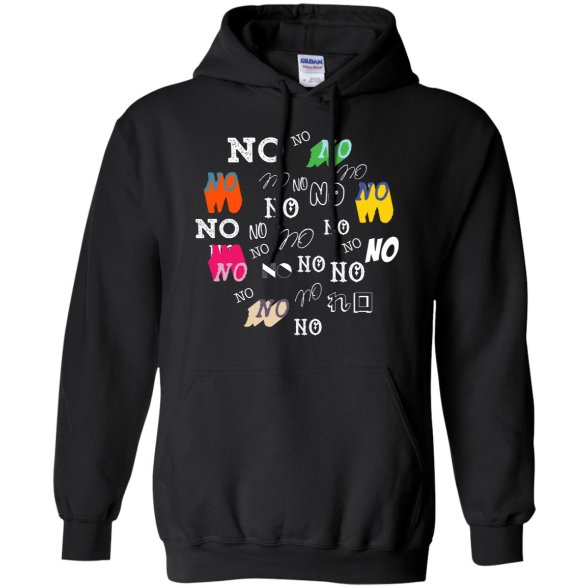 No No No Humor Saying Gift Shirt Black