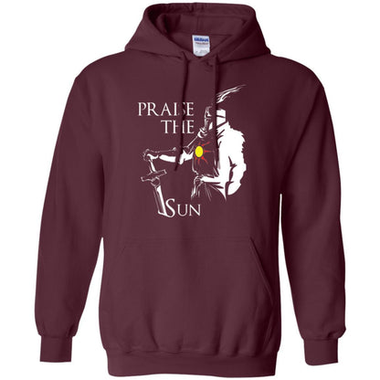 Gamer T-shirt Praise The Sun Knight T-shirt Maroon