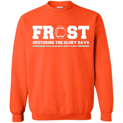 Football T-shirt Scott Frost 2018 Make Nebraska Orange