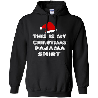 Christmas T-shirt This Is My Christmas Pajama Shirt Black