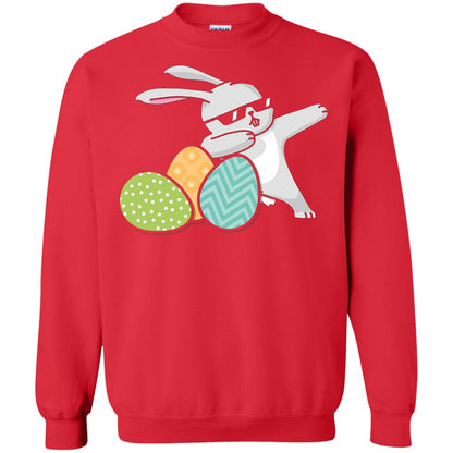 Easter Bunny Dabbing Gift Shirt For Dabbing Lover Red