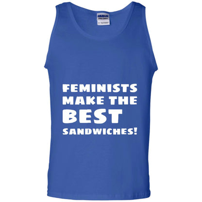 Feminists Make The Best Sandwiches Conversation T-shirt Royal