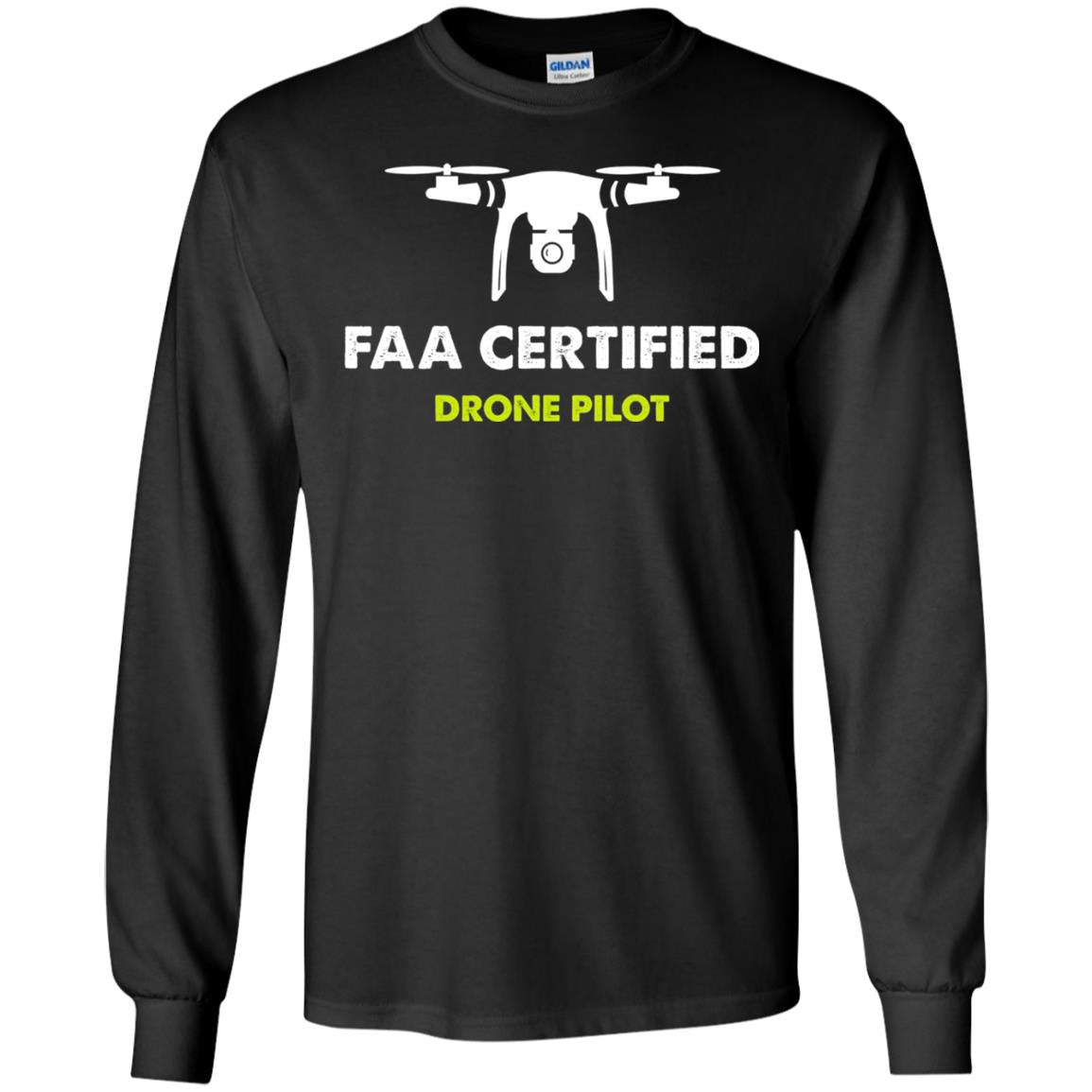 Faa Certified Drone Pilot T-shirt Black