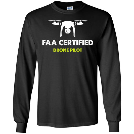 Faa Certified Drone Pilot T-shirt Black