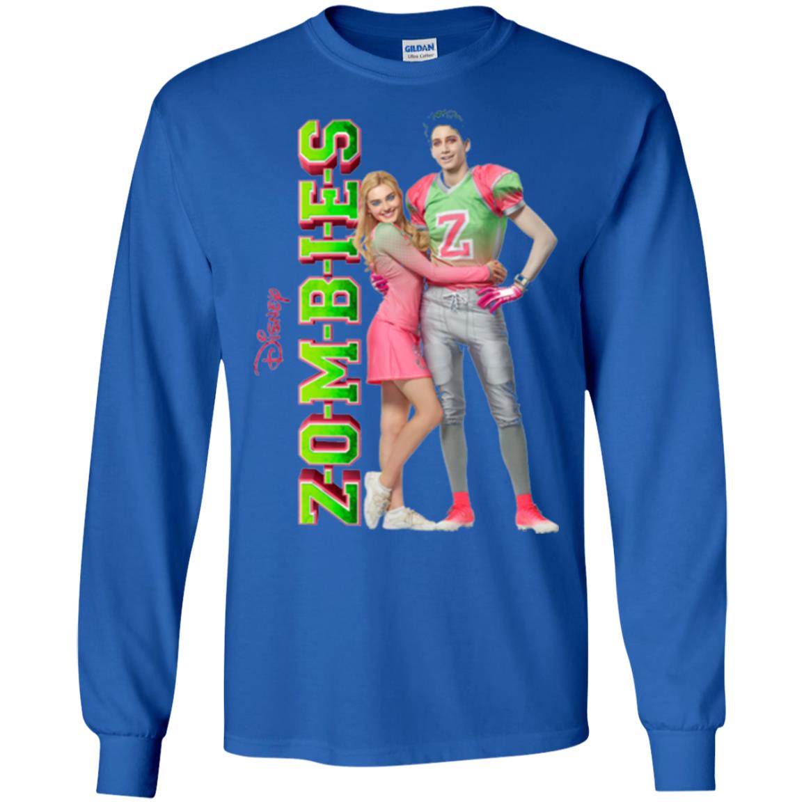 Zombies Cheer Football Lover T-shirt Royal