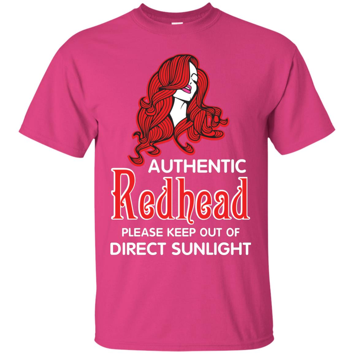 Authentic Redhead Please Keep Out Of Direct Sunlight Cool Redhead Gift Shirt For Girls Heliconia